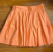 Alice and Olivia Peach Mini Skirt