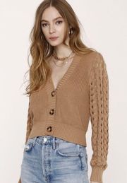 Naomi Blush Nude Cardigan