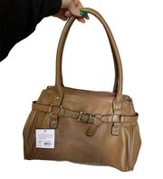 NWT Croft & Borrow Tan Nude Shoulder medium handbag