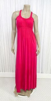 NEW YORK & COMPANY Hot Pink Maxi Dress Medium