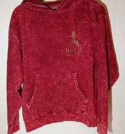 Jeffree star cosmetics tie dye maroon hoodie limited edition size small