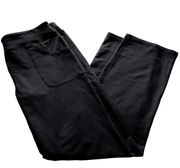 New Lands End Womens Black Active Five Pocket Pants Large Tall