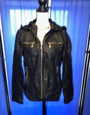 Faux Leather Biker Jacket