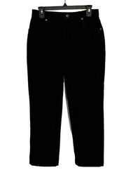 Gloria Vanderbilt Straight Leg Women's Size 10 Black Stretch Denim Jeans