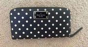 Kate Spade Black Polka Dot Wallet