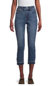 Time and Tru Women's High Rise Straight Crop Jean size 8 women's high waist jean