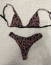 SheIn Cheetah Bikini