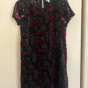 Montreal black floral dress, size 4