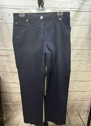 Zac & Rachel size 10 blue cropped pants - 2174