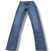 Allsaints Jeans Size 24 23x26.5 All Saints Mast Skinny Jeans Stretch Altered Hem 