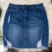 Wax Jean Los Angeles Denim skirt. Size M