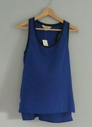 Decree Tank Top Blue NWT Size M