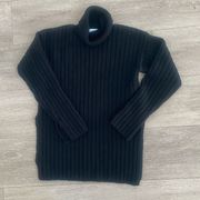 Equipment Femme Black 100% Wool Turtleneck Sweater