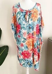 Time and Tru women’s Size Medium Colorful Swimsuit Coverup