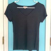 V-neck Black T-Shirt