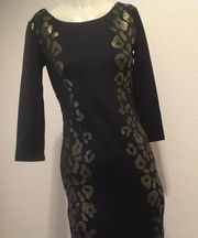 #19 NWT! Women's Scuba Bodycon Dress by GB, Sz: Small, Leopard Print