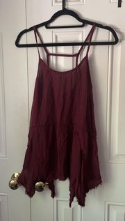 Maroon Tank Top