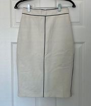 White/Black pencil skirt