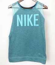 Nike  | Sleeveless Mesh Muscle Sweatshirt Tank | S