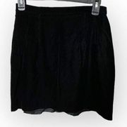 Vintage Talbots black mini Skirt Size 8