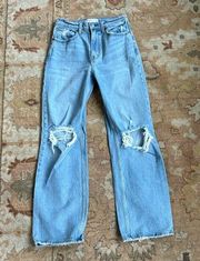 Abercrombie Relaxed 90s High Rise Jeans 26s