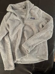 Patagonia grey  fleece pullover