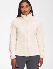 The North Face  white fuzzy osito jacket in size medium