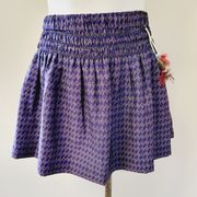 Maison Scotch Paris Nights smocked small skirt