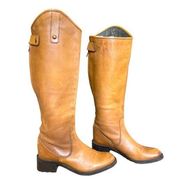 Seychelles Tan Flattered Equestrian Knee High Boots size 6.5