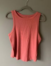 Ribbed Pink Tank