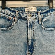 Abercrombie Ultra High Rise Ankle Straight Jeans