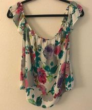 *** Floral Off the Shoulder Blouse