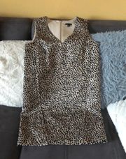 Leopard Print Sleeveless Dress XS