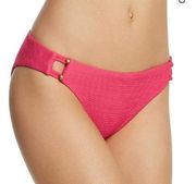 Nanette Lepore Women's Standard Hipster Bikini Pink Swimsuit Bottom Size 14 NWT