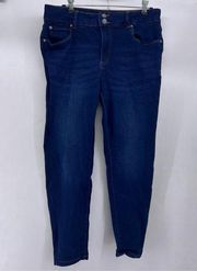 Tahari womems 12/31 blue jeans skinny dark wash