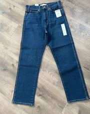 Levi Strauss High Rise Straight Jeans Size6/ W28 New