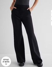 High Rise Wide Leg Trousers