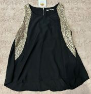 New With Tags Sequin Sleeveless Blouse Size Large 