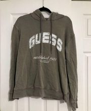 Guess hooded sweatshirt women’s size large rustic‎