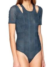 BCBGmaxazria Gwenyth Cutout Lace Bodysuit Size XS NWT