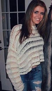 Cropped Hole Sweater