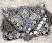 NWT IbBan handmade boho khanna clutch/crossbody