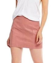 Free People Modern Femme Vegan Suede Skirt