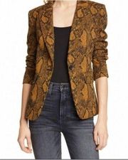 Anilah Blazer Mesa Snakeskin/Python Print