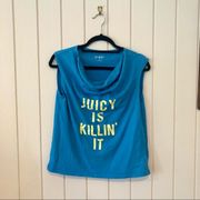 Sport Bright Blue Graphic Tank