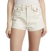 $202 NWT RE/DONE 70S POCKET SHORT RINSED BIRCH SZ 25