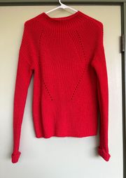 Red Knit Sweater 
