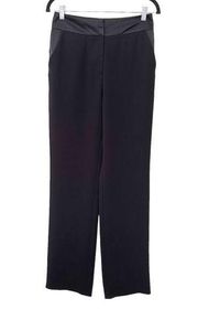 GREY JASON WU Satin Contrast Trouser NWOT Sz 4