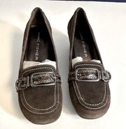 Mfabruzza Brown Suede Loafers Size 7