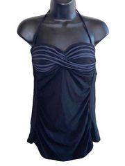 Robin Piccone Tankini Black & Gray Swim Top